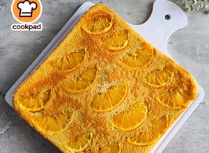 Gambar Kek Oren Klasik