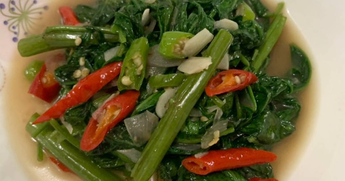 9 resep cha kangkung terasi enak dan mudah - Cookpad