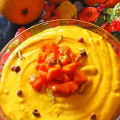 A picture of Mango Shrikhand/Amrakhand.