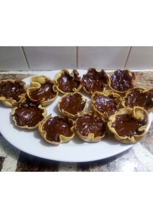 Una foto de Canastitas de dulce de leche