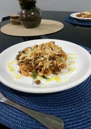 Foto de Talharim de Palmito ao Molho Bolonhesa
