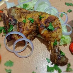 A picture of Chicken tikka.