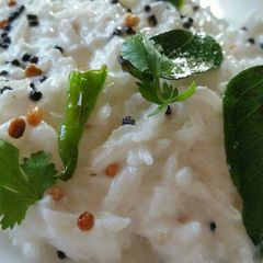 A picture of Curd rice.