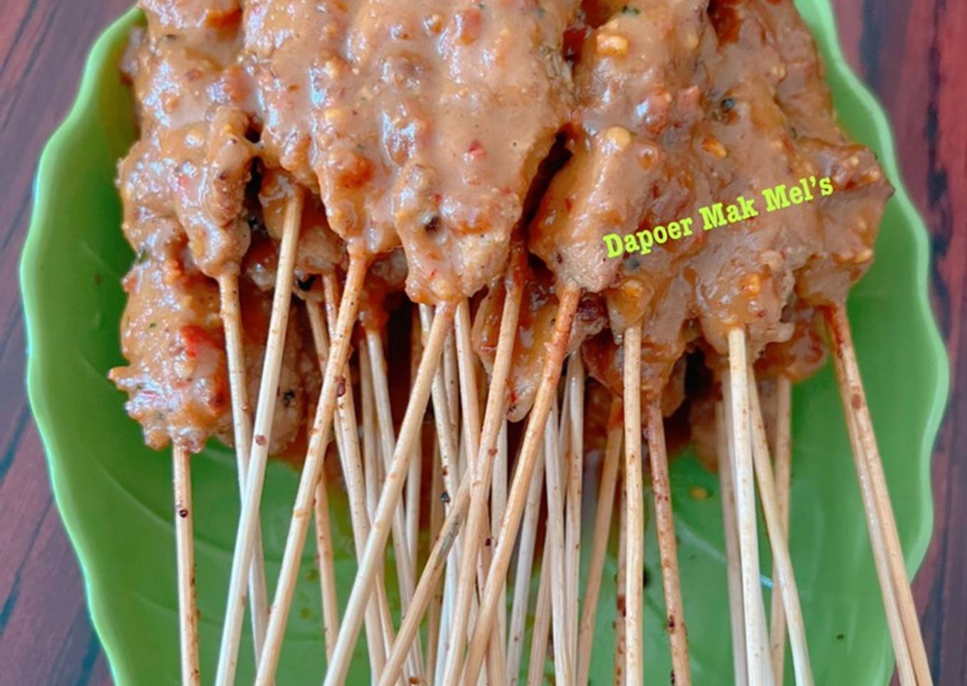 Sate ayam bumbu kacang