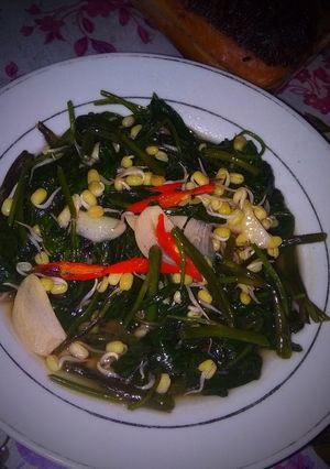 Foto resep Cah kangkung kecambah sederhana