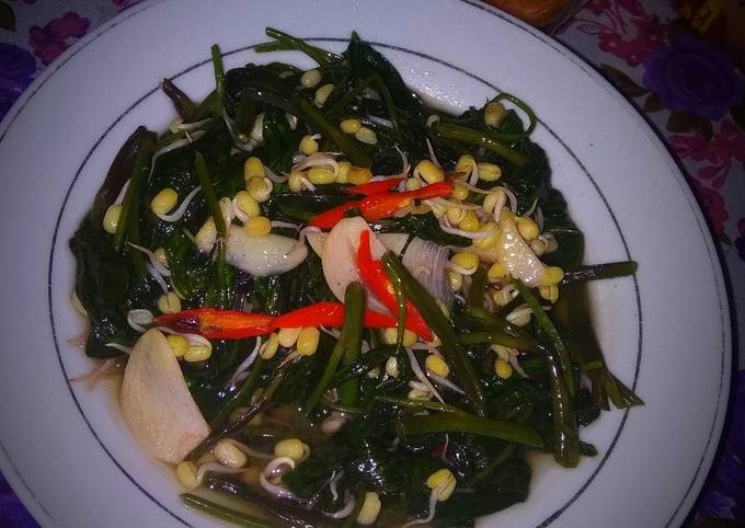 Resep Cah Kangkung Kecambah Sederhana Oleh Rahledah Malikang Dgintan Cookpad 4154