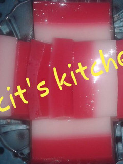Foto resep Puding merah putih