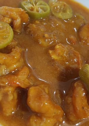A picture of Prawns gravy.