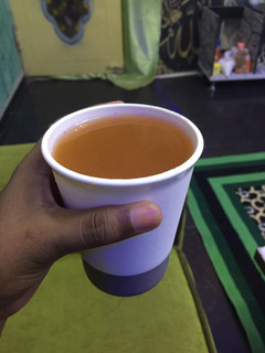 A picture of Tamarind juice(lemon tsamiya.