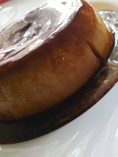Una foto de Flan de calabaza