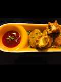 Cheesy chicken tikka kebab