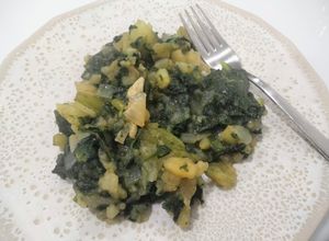 Una foto de Borraja con patatas