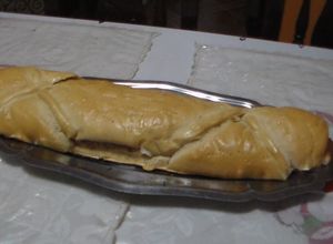 Una foto de Pan de jamón tradición de Venezuela