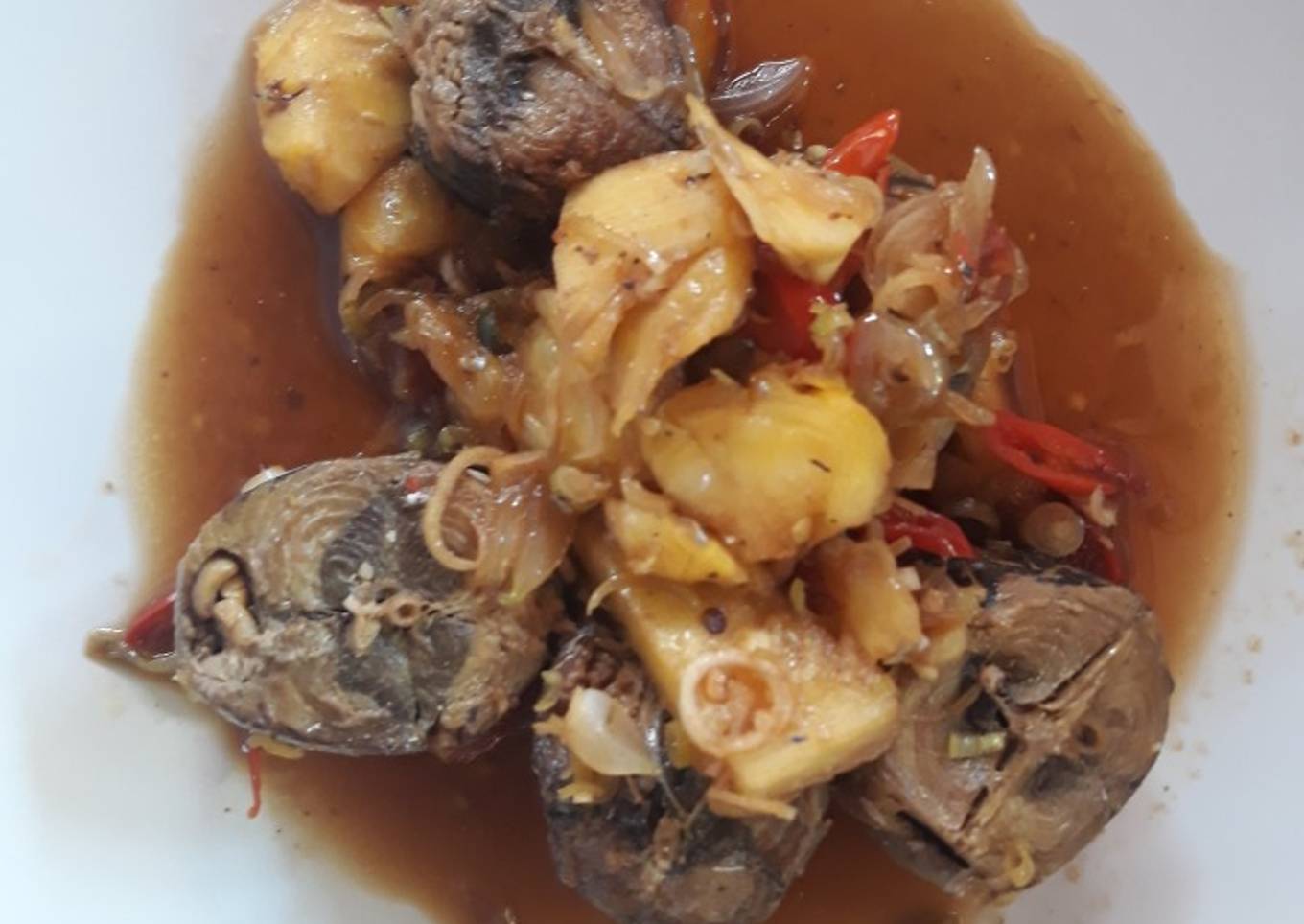 Ikan tongkol Rica"