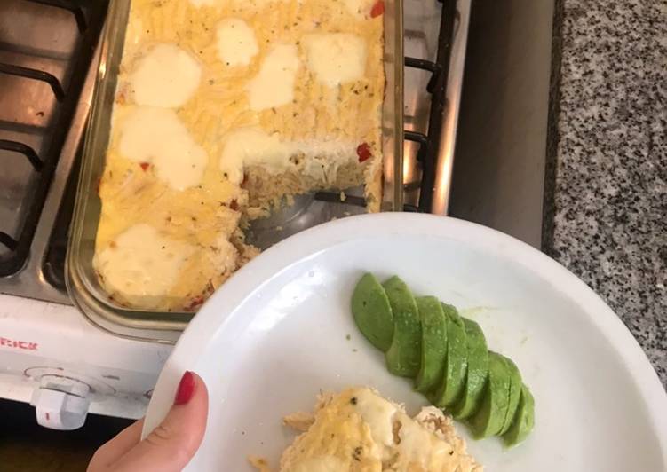 Keto-Pastel de pollo y ricota