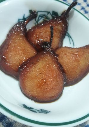 Una foto de Peras al Horno