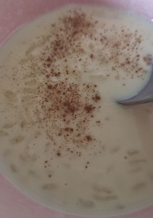 Una foto de Arroz con leche casero
