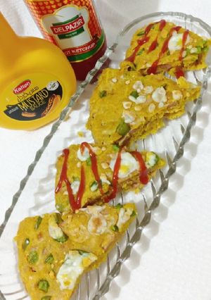 عکسی از دستور کیک پیتزا 🍕