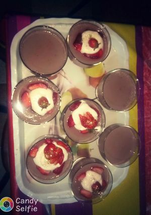 صورة لوصفة فلان بالشوكولاتة Flan chocolat avec la crème chantier