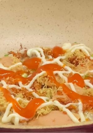 Hình của món Bánh tráng trứng.