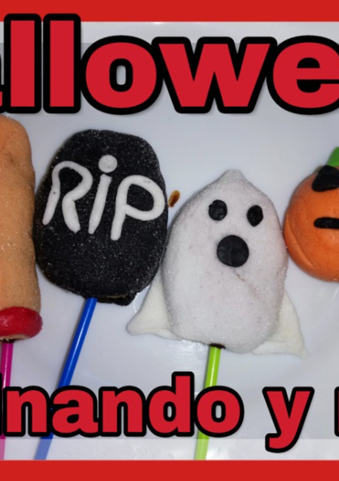 Una foto de Cakepops Halloween