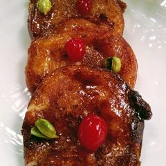 A picture of Banana Malpua.