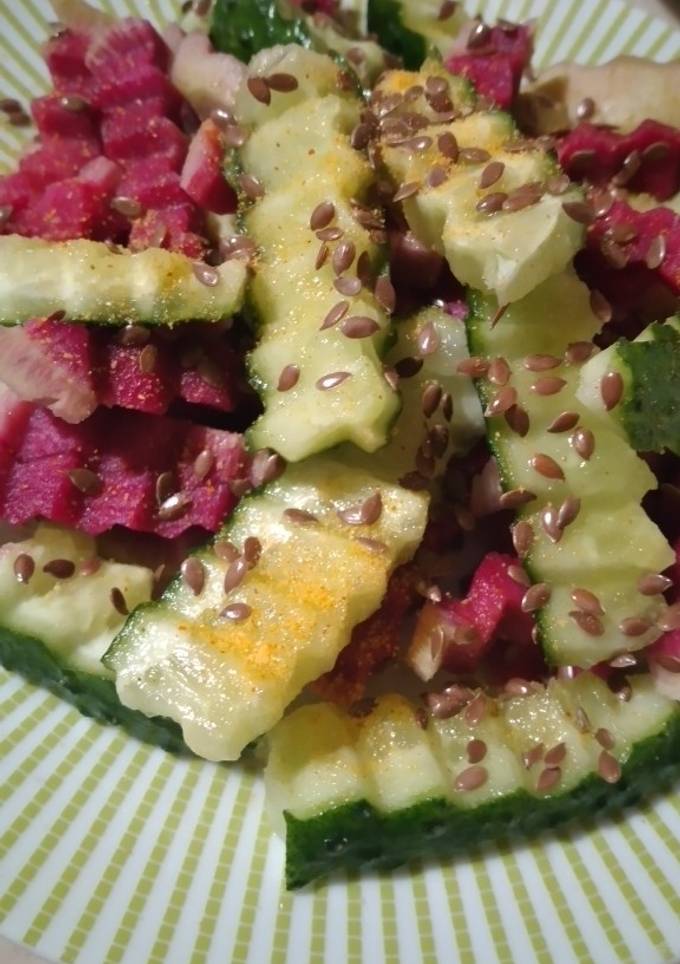Салат из чёрной редьки