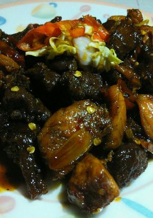 Foto resep Sate Sapi Goreng