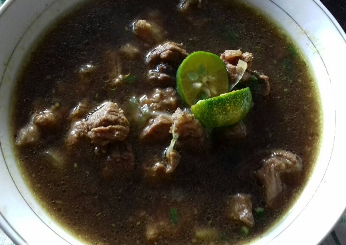 Rawon daging B2 (Babi)