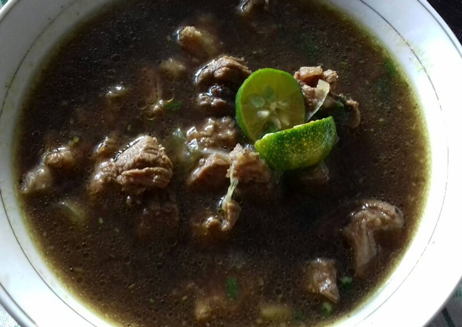 Resep Rawon daging B2 (Babi) oleh Elti Novita Rays - Cookpad