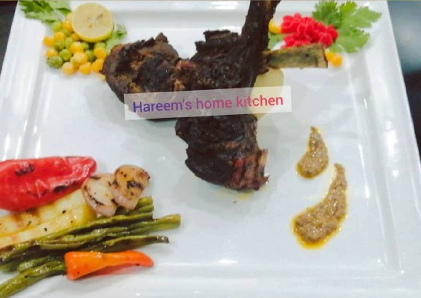 Spicy lamb chops by chef tayyaba