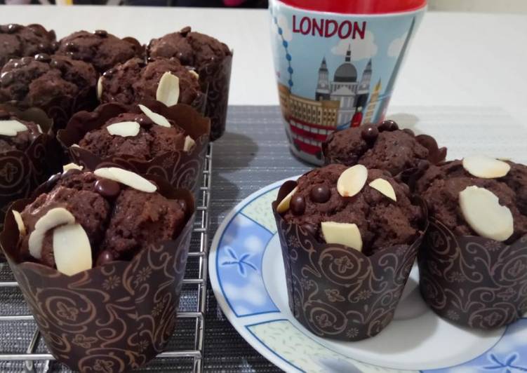 Chocolate Custard Muffin ala Tintin Rayner
