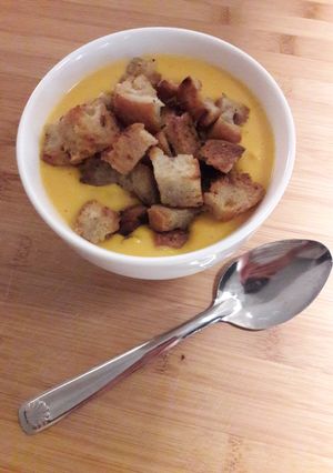 Une photo de Soupe de potimarron et patate douce