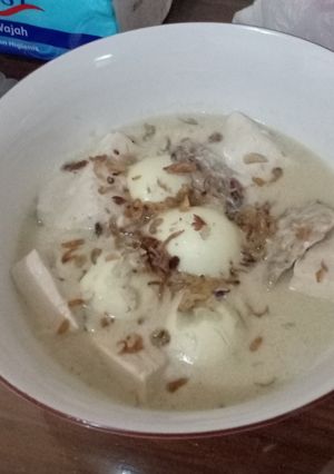 Foto resep Terik telor tahu putih