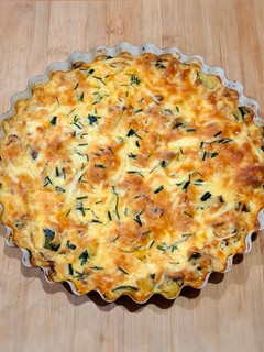 Una foto de Quiche de boniato y setas