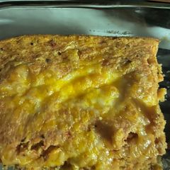 A picture of Corn Salsa Custard.