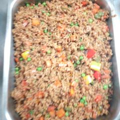 A picture of Vegetables pilau.