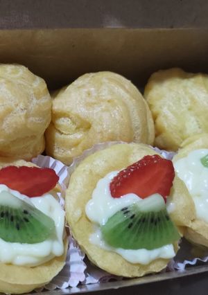 Foto resep Kue Soes dengan Vla Diplomaat