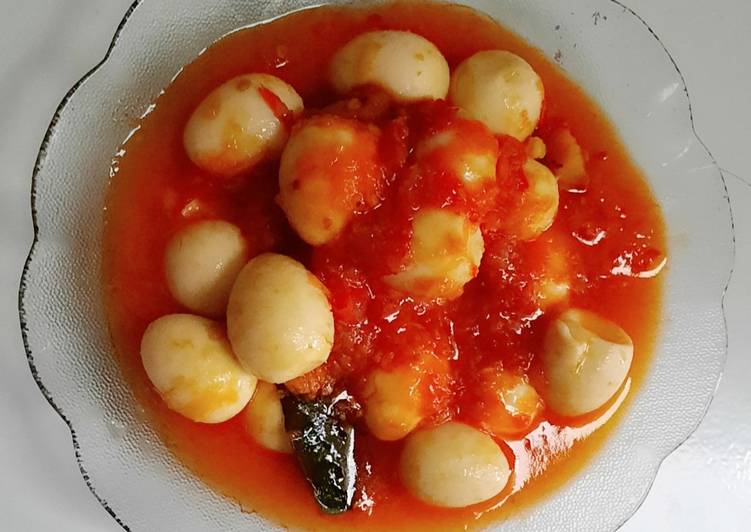 Resep Populer Balado Telur Puyuh Yummy Mantul