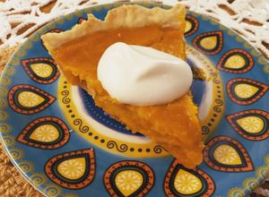 Una foto de Tarta de calabaza vegana 🥧 o pumpkin pie