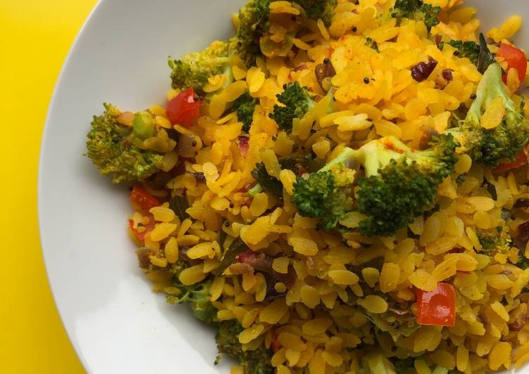 THIS IS IT! Recipes Broccoli Lime Poha | Breakfast Recipe | Fiber Rich Breakfast