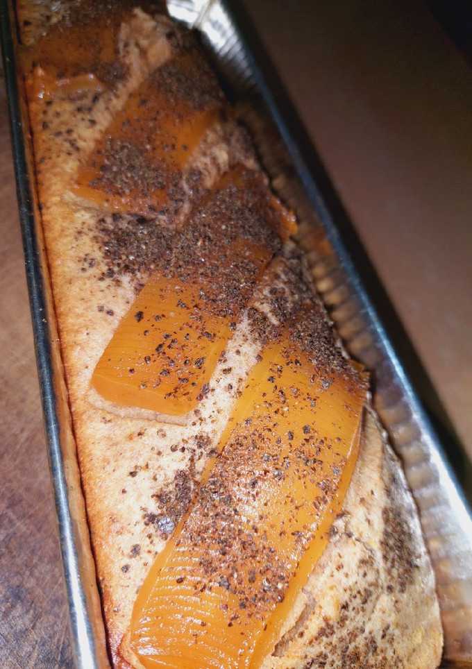 Una foto de Budín integral con dulce de batata