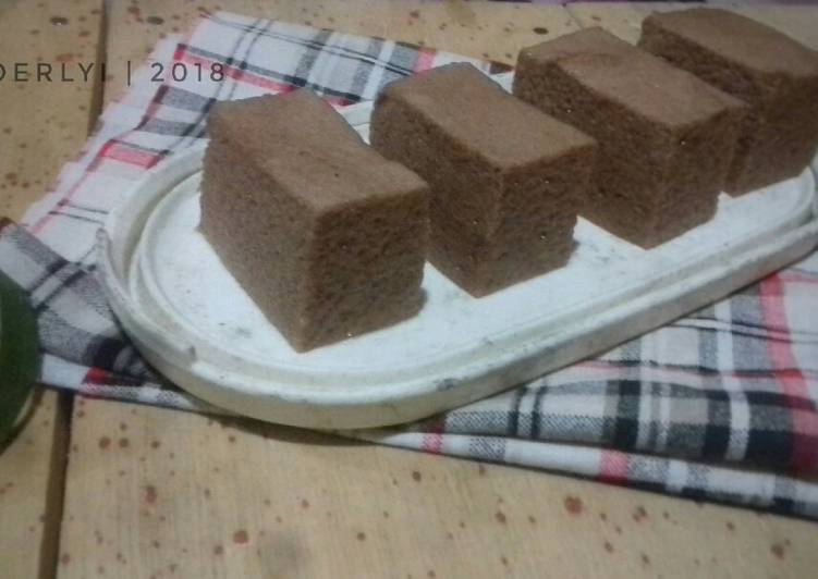 Pudding busa coklat