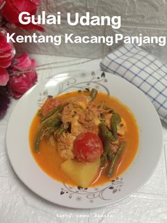 Foto resep Gulai Udang Kentang Kacang Panjang