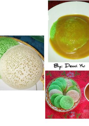Foto resep Serabi Tepung Beras Saus Durian