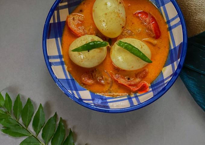 Egg Curry Kerala style Recipe by Madhumita Bishnu - Cookpad