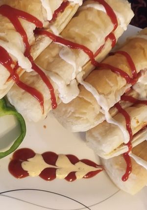 عکسی از دستور ساندویچ مرغ فلفلی 😋
