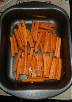 Una foto de Zanahorias en bastones