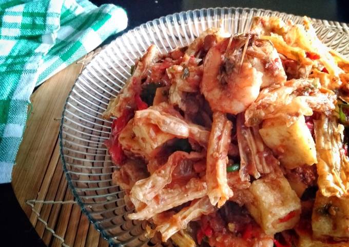 Tauco Udang Kulit Tahu