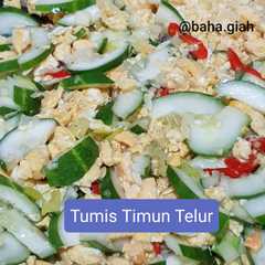 Tumis Timun Telur-レシピのメイン写真